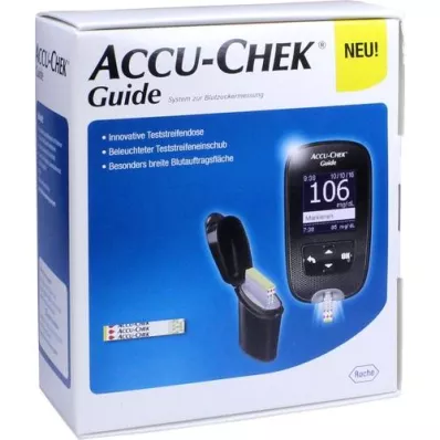 ACCU-CHEK Οδηγός μετρητή γλυκόζης αίματος σετ mg/dl, 1 τεμάχιο