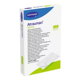 ATRAUMAN Αποστειρωμένες κομπρέσες σιλικόνης 5x7 cm, 10 τεμάχια