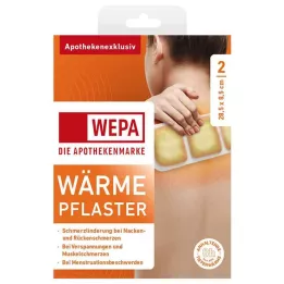 WÄRMEPFLASTER Λαιμός/πλάτη 8,5x28,5 cm WEPA, 2 τεμ