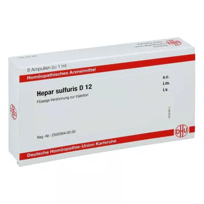 HEPAR SULFURIS D 12 αμπούλες, 8X1 ml