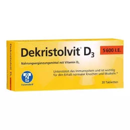 DEKRISTOLVIT Δισκία D3 5.600 I.U., 30 τεμ