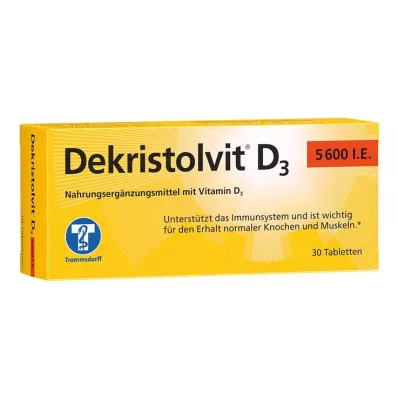 Dekristolvit D3 δισκία 5.600 IU, 30 τεμ