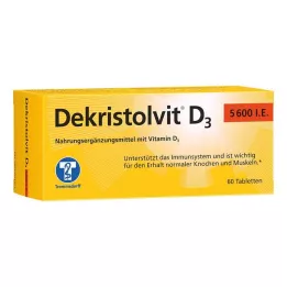 DEKRISTOLVIT Δισκία D3 5.600 I.U., 60 τεμ