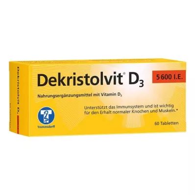 Dekristolvit D3 δισκία 5.600 IU, 60 τεμ