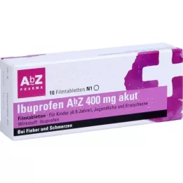 IBUPROFEN AbZ 400 mg οξέα επικαλυμμένα με λεπτό υμένιο δισκία, 10 τεμάχια
