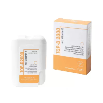 Top D 2000 tablets, 100 τεμ