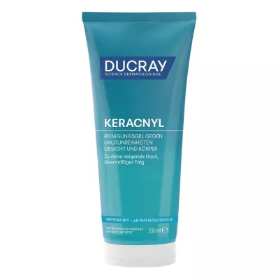 Τζελ πλυσίματος Ducray Keracnyl, 200 ml Τζελ πλυσίματος Ducray Keracnyl, 200 ml