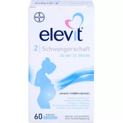 ELEVIT 2 Softgels για την εγκυμοσύνη, 60 κάψουλες