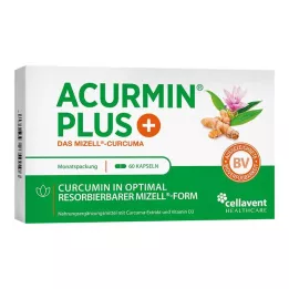 ACURMIN Plus Das Mizell-Curcuma Soft Capsules, 60 κάψουλες