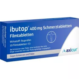 IBUTOP 400 mg δισκία ανακούφισης από τον πόνο, επικαλυμμένα με λεπτό υμένιο, 10 τεμάχια