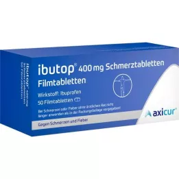 IBUTOP 400 mg δισκία ανακούφισης από τον πόνο, επικαλυμμένα με λεπτό υμένιο, 50 τεμάχια