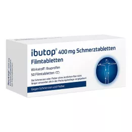 IBUTOP 400 mg δισκία ανακούφισης από τον πόνο, επικαλυμμένα με λεπτό υμένιο, 50 τεμάχια