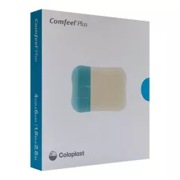 COMFEEL Plus εύκαμπτος υδροκολλοειδής επίδεσμος 4x6 cm, 10 τεμάχια