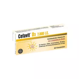 CEFAVIT D3 7.000 I.U. επικαλυμμένα με λεπτό υμένιο δισκία, 60 τεμάχια
