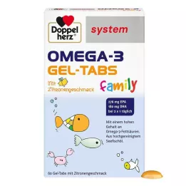 DOPPELHERZ Οικογενειακό σύστημα Omega-3 Gel-Tabs, 60 τεμάχια