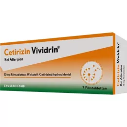 CETIRIZIN Vividrin 10 mg επικαλυμμένα με λεπτό υμένιο δισκία, 7 τεμάχια