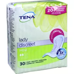 TENA LADY Discreet pads mini, 30 τεμάχια
