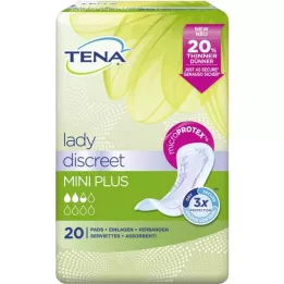 TENA LADY Discreet pads mini plus, 20 τεμάχια