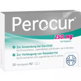 PEROCUR Σκληρές κάψουλες 250 mg, 20 τεμάχια