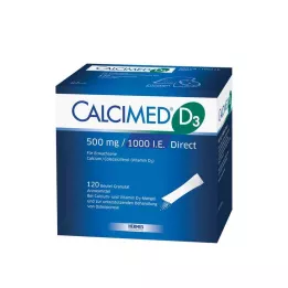 CALCIMED D3 500 mg/1000 I.U. Direct κόκκοι, 120 τεμάχια