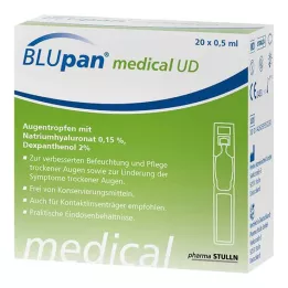 Οφθαλμικές σταγόνες Blupan Medical UD , 20Χ0,5 ml