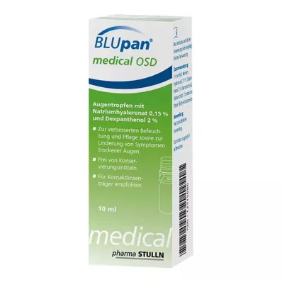 Οφθαλμικές σταγόνες Blupan Medical Osd, 10 ml