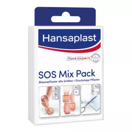 HANSAPLAST Επίδεσμοι για φουσκάλες SOS Mix Pack, 6 τεμάχια
