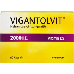 VIGANTOLVIT 2000 I.U. Βιταμίνη D3 μαλακές κάψουλες, 60 τεμάχια