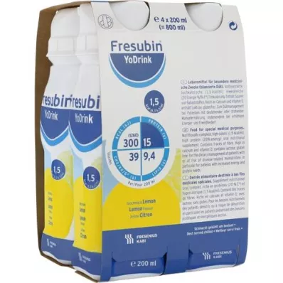 FRESUBIN YoDrink Λεμόνι, 4X200 ml