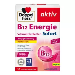 DOPPELHERZ Ταμπλέτες άμεσης τήξης B12 Energy, 30 κάψουλες