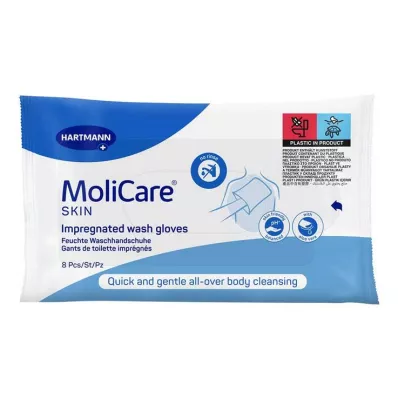 Γάντια πλυσίματος Molicare Skin, 8 τεμ