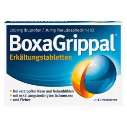 BOXAGRIPPAL Ψυχρά δισκία 200 mg/30 mg ΣΕΣ, 20 τεμάχια