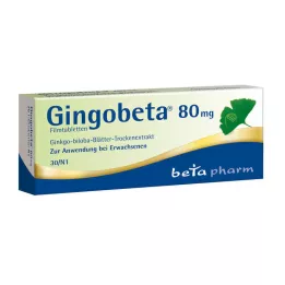 GINGOBETA Επικαλυμμένα με λεπτό υμένιο δισκία 80 mg, 30 τεμάχια