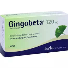 GINGOBETA 120 mg επικαλυμμένα με λεπτό υμένιο δισκία, 30 τεμάχια