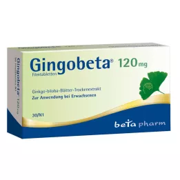 GINGOBETA 120 mg επικαλυμμένα με λεπτό υμένιο δισκία, 30 τεμάχια