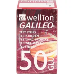 WELLION GALILEO Δοκιμαστικές ταινίες γλυκόζης αίματος, 50 τεμάχια