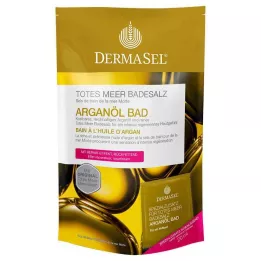 DERMASEL Άλατα μπάνιου Νεκράς Θάλασσας + έλαιο αργκάν, 1 p