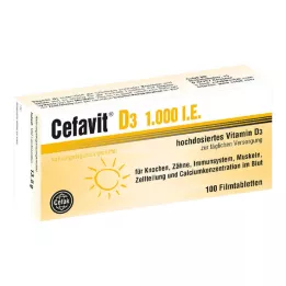 Cefavit D3 1.000 IU επικαλυμμένα με λεπτό υμένιο δισκία, 100 τεμ