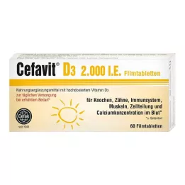 CEFAVIT D3 2.000 I.U. επικαλυμμένα με λεπτό υμένιο δισκία, 60 τεμάχια