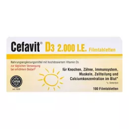 CEFAVIT D3 2.000 I.U. επικαλυμμένα με λεπτό υμένιο δισκία, 100 τεμάχια