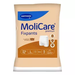 MOLICARE Premium Fixpants με μακρύ πόδι μέγεθος L, 5 τεμάχια