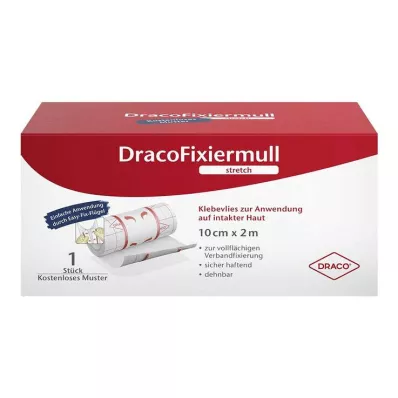 Draco γάζα στερέωσης stretch 10 cmx2 m, 1 τεμ