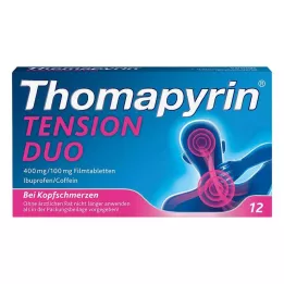 THOMAPYRIN TENSION DUO 400 mg/100 mg επικαλυμμένα με λεπτό υμένιο δισκία, 12 τεμάχια