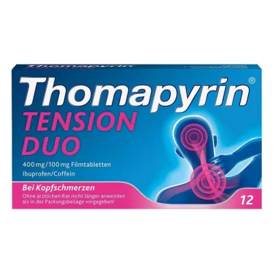 THOMAPYRIN TENSION DUO 400 mg/100 mg επικαλυμμένα με λεπτό υμένιο δισκία, 12 τεμάχια