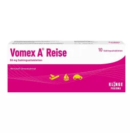 VOMEX A Reise 50 mg υπογλώσσια δισκία, 10 τεμάχια