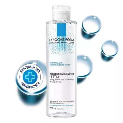La Roche-Posay Micellar Cleansing Fluid Ultra για ευαίσθητο δέρμα, 200 ml