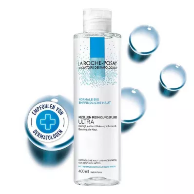 La Roche-Posay Micellar Cleansing Fluid Ultra για ευαίσθητο δέρμα, 400 ml