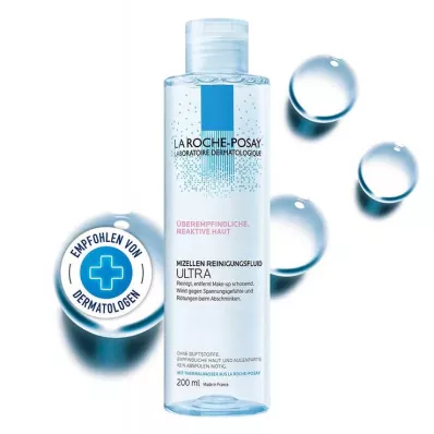 La Roche-Posay Micellar Cleansing Fluid Reactive Skin, 200 ml