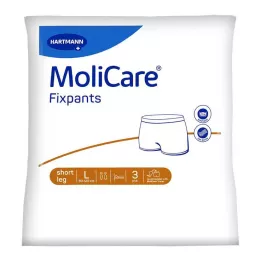 MOLICARE Fixpants με κοντό πόδι μέγεθος L, 3 τεμάχια
