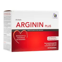 ARGININ PLUS Βιταμίνη Β1+Β6+Β12+Φολικό οξύ επικαλυμμένα με λεπτό υμένιο δισκία, 240 τεμάχια